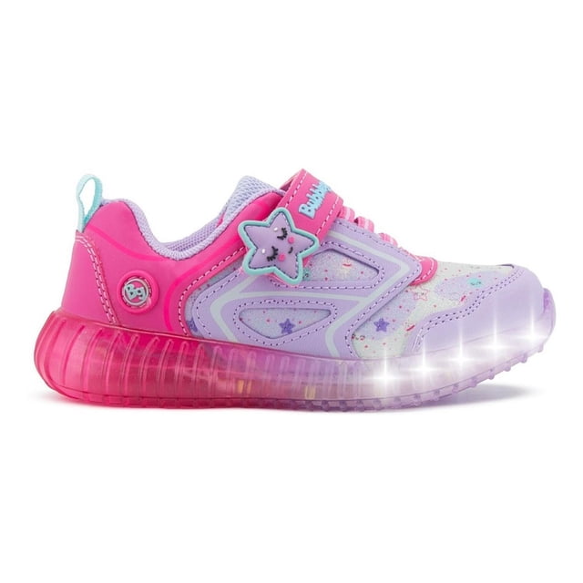 Tenis Niña Bubble Gummers Luces Pau Fiusha Lila 14-20 rosa 16