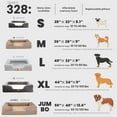 thumbnail image 2 of Laifug Orthopedic Premium Memory Foam Dog Bed, Dog Sofa with Washable and Removable Suede Cover, Waterproof Liner and Non-Slip Bottom, 2 of 8