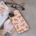 thumbnail image 4 of Compatible with iPhone 14 Plus Case, Pink Leopard Soft TPU + Hard PC 2 in 1, Anti-Scratch Soft TPU Shockproof Unique Protective Cover Pattern Design, 4 of 5