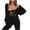 Black, variant on JGGSPWM Solid Super Crop Shrug Sweater Cardigans for Womens Ribbed Knit Sweater Fall Fashion Jumper Petite Tops Open Front Long Sleeve Pullover Black L