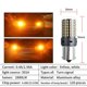 thumbnail image 5 of 2 bombillas LED Canbus 1156 BA15S P21W BAU15S PY21w 3156 T20 7440 W21W 3014 120SMD Luz de señal de giro de dos colores sin error sin flash, 1156 BAU15S PY21w, 5 of 5