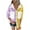 Yellow, variant on Fesfesfes Plush Lined Coat for Women Casual Solid Hooded Plush Warm Jackets Zipper Cardigan Tops Coat