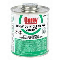 PVC Cement, Clear, Heavy Bodied, 32 oz.