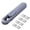 Blue, variant on Solivara Portable Reusable Clip Stapler 2026 New Push Clip Device Multifunctional Paper Clamp For Home And(Green,4.72*0.98*0.51in)