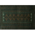thumbnail image 1 of Ahgly Company Indoor Rectangle Persian Turquoise Blue Traditional Area Rugs, 4' x 6', 1 of 4