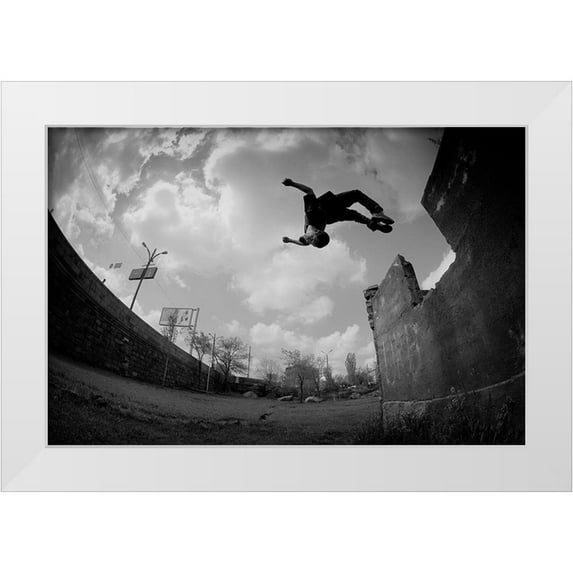 Manvelyan, Suren 24x17 White Modern Wood Framed Museum Art Print Titled - Jumper