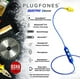 thumbnail image 3 of Auriculares Inalámbricos Plugfones Pro Reducción de Ruido Micrófono Aislante Azul Amarillo, 3 of 3