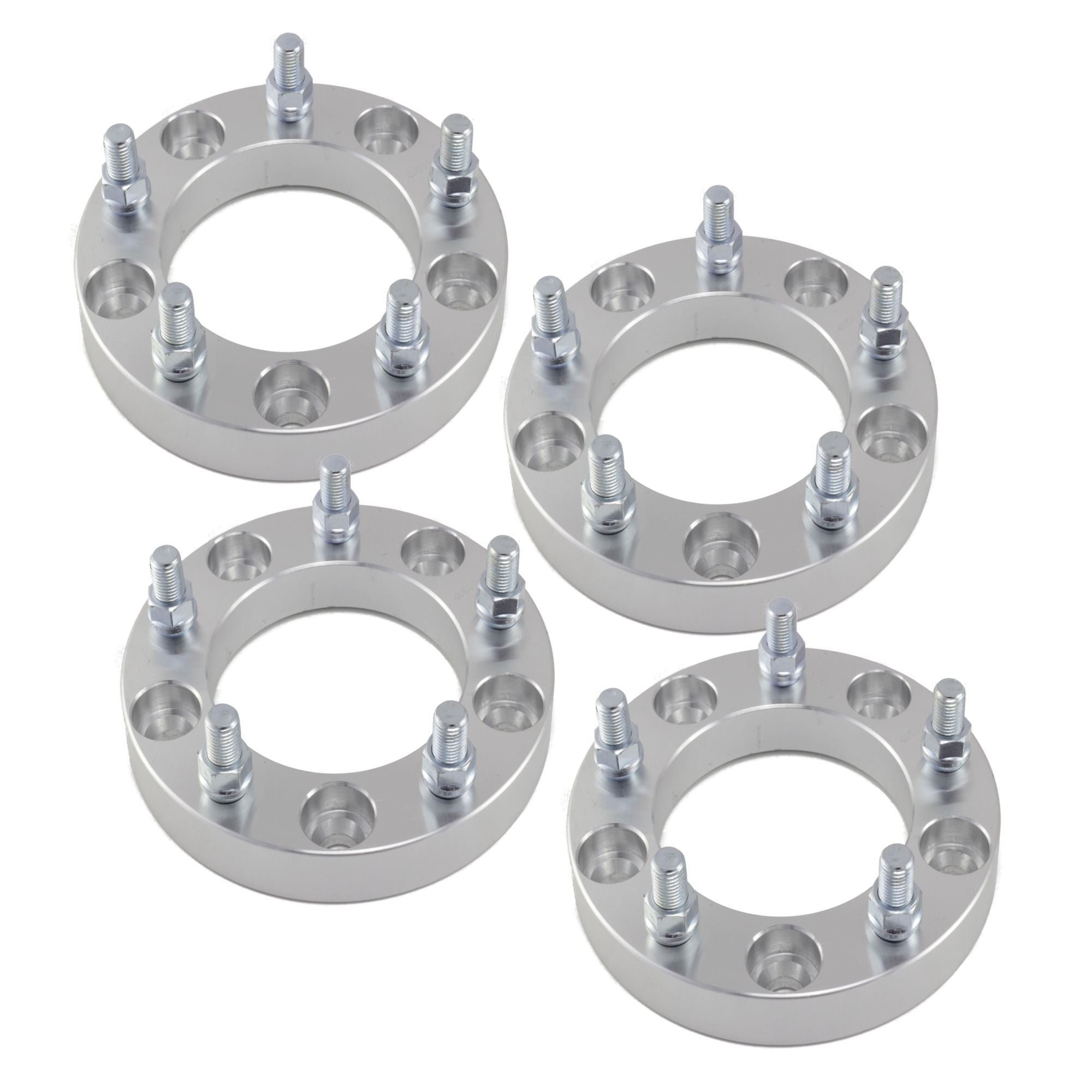 4pcs 1 inch 5x150 Wheel Spacers Adapters 14x1.5 Studs for 5 Lug Fits