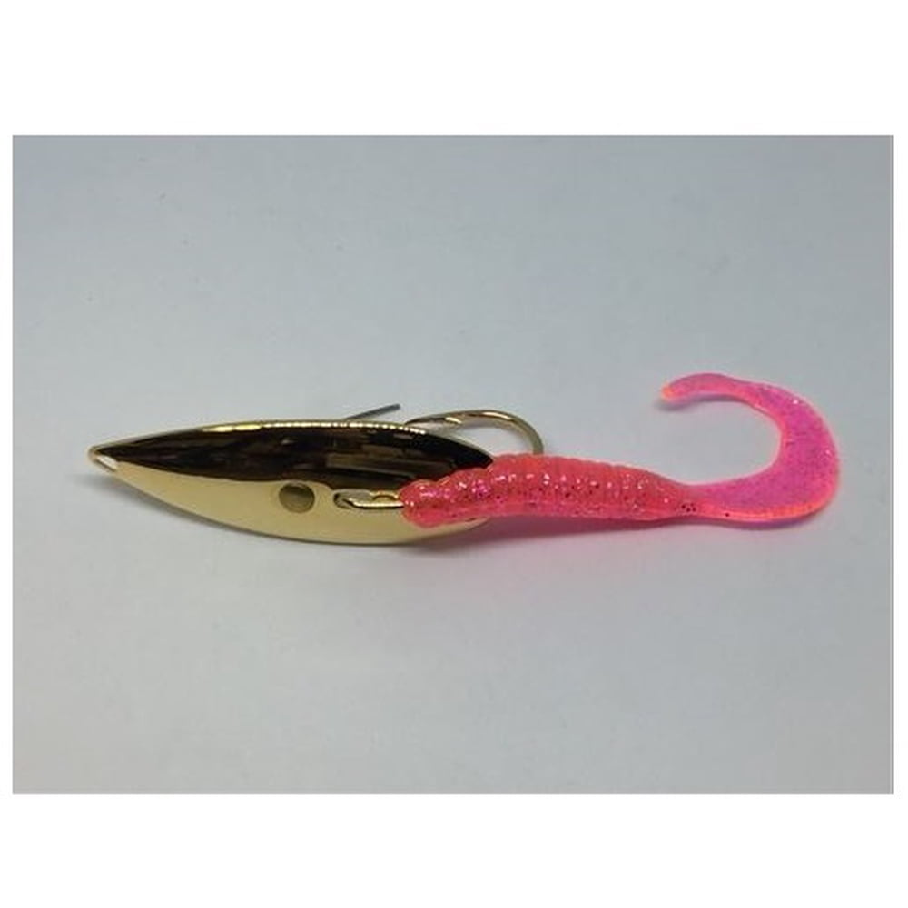 Gator Lures 25WGP Gold Weedless Spoon 1/4oz Fishing Freshwater Lure