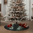 thumbnail image 4 of Rateoe Floral Angelic White Wings Pattern Christmas Tree Skirt with Ties, Christmas Tree Decorations, Farmhouse Christmas Decor Xmas Holiday Decorations-36", 4 of 6