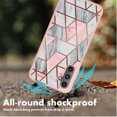 thumbnail image 4 of Tekcoo Shockproof Soft TPU Bumper Rugged Protective Case Samsung Galaxy A14 5G (6.6") Rose Marble, 4 of 8
