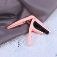 thumbnail image 3 of Raindrops Professional Ukulele Capo Single-handed Ukelele Capo Zinc Alloy Ukulele Parts Accessories (Pink), 3 of 7