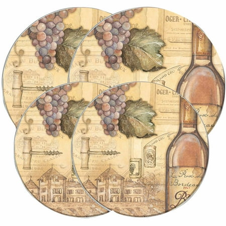 Range Kleen Round Burner Kovers, Tuscany Wine