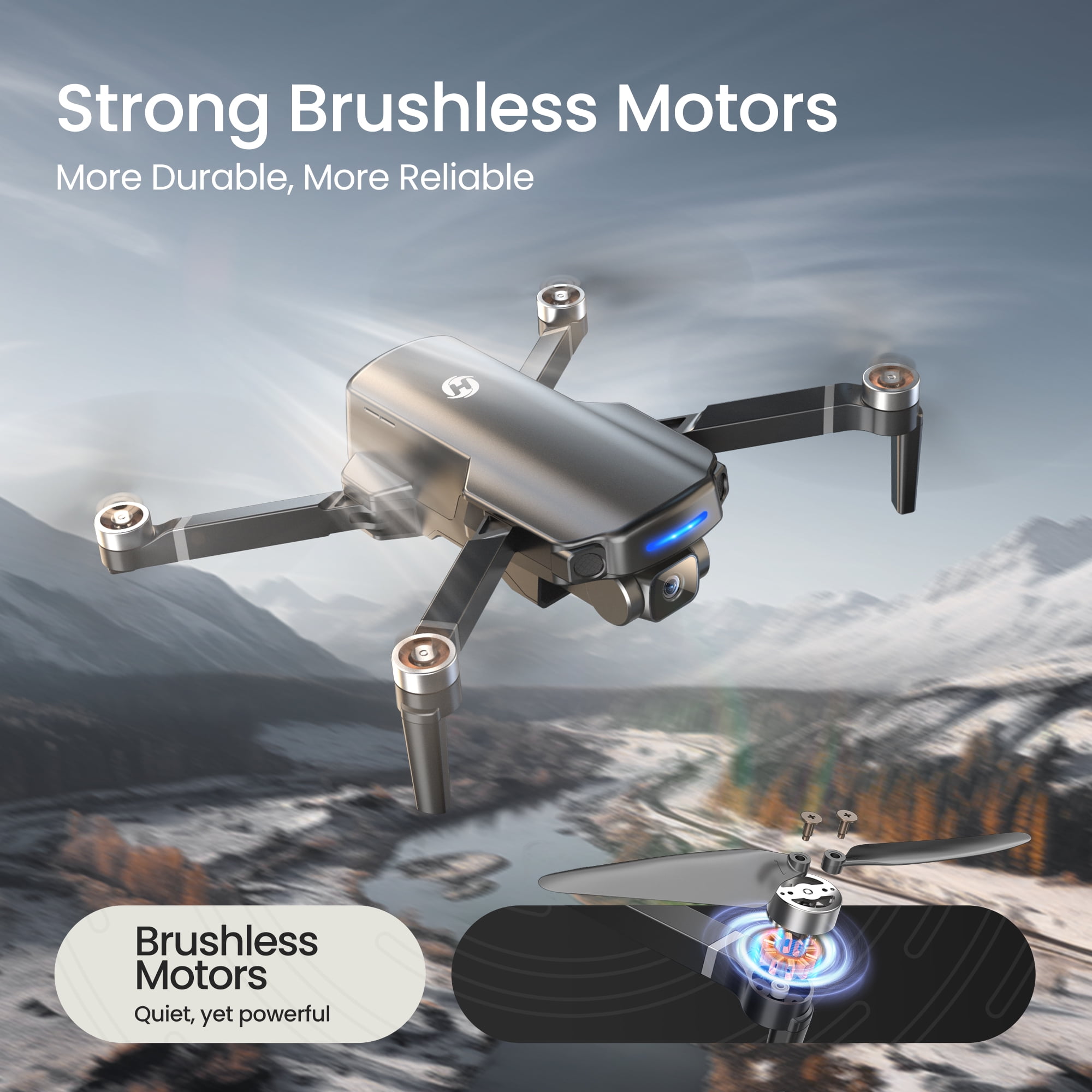 Holy Stone HS360S GPS Drone avec Caméra 4K pour Adultes Débutants, FPV  Quadcopter Pliable avec HD 5G Transmission Max 3KM, Moteur sans Balais,  Follow Me, Smart Return Home,moins de 249g : 