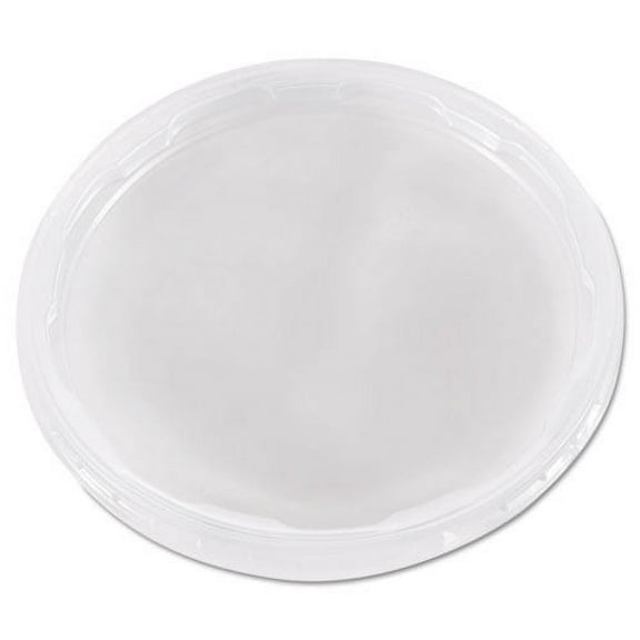 Deli Container Lids, Plug-Style, Clear, Plastic, 50/Pack, 10 Packs/Carton | Bundle of 5 Cartons