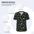 thumbnail image 4 of Daiia Space Rockets Mens Baseball Jersey Button Down Shirts Short Sleeve Sports Uniforms-XX-Large, 4 of 9