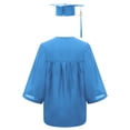 thumbnail image 5 of Girls Boys Preschool Graduation Cap and Gown with Gold Stole Graduation Blue Cap and Gown Set Graduation Ceremony Outfit, 5 of 8