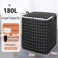 thumbnail image 2 of 3-pack Large Capacity Cartoon Print Clothes Storage Bag Underbed Closet Organizer With Handles And Zippers For Comforters Blankets And Beddings, 2 of 5