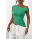 thumbnail image 5 of Remera PRETTYGARDEN 2025 Verano Top con Hombros Descubiertos y Fruncido Talle S, 5 of 8