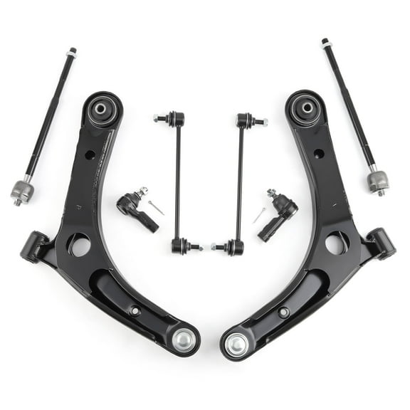 Maxpeedingrods Front Lower Control Arms for Mitsubishi Lancer/Outlander 2008-2017 (8 Pcs Suspension Kit)