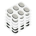 thumbnail image 1 of Uxcell Humidificateur de Tambour Ovale Gel Silicone Multicolore pour Contrôle de Ton 30 Pcs, 1 of 6