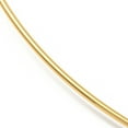 thumbnail image 3 of PVD Vacuum Plating 202 Stainless Steel Wire Choker Necklace Rigid Necklace for Women Golden Inner Diameter: 5.55 inch(14.1cm), 3 of 3
