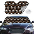 thumbnail image 2 of Balery Butterfly Skull Print Car Windshield Sun Shade,Windshield Sunshade for Car Pickup Truck SUV Accessories-Medium, 2 of 7