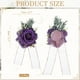thumbnail image 2 of Uxcell 2 Pcs Pulseras Corsage de Flores Moradas Artificiales, Corsage de Muñeca para Boda Novia Novio Ceremonia Aniversario Baile Fiesta, 2 of 6
