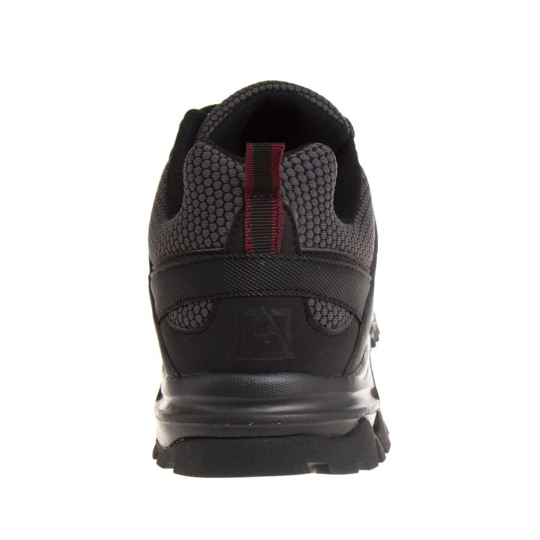Avalanche Men Hiking Shoes - Black Red, Size: 10.5