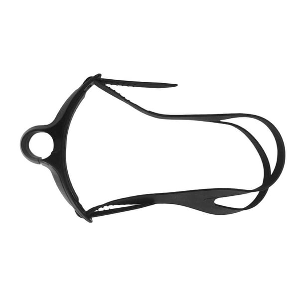Diadema de snorkel ajustable para niños y adultos, banda de repuesto para tubo de aire. Negro