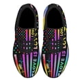 thumbnail image 2 of Love Is Love LGBT Shoes Sneakers for Women Men Black Size 10.5, 2 of 7