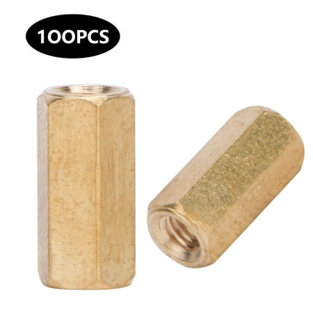 

Motherboard Brass Standoff Coupling Hex Nuts Accessories M3 2-Ways M3x5/6/8/10/12/15/20-50100Pcs M3 x 10