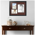 thumbnail image 2 of ArtToFrames Collage Photo Picture Frame with 1 - 8x10 and 2 - 5x7" Openings, Framed in Black with Maroon and Black Mats (CDM-3926-1127), 2 of 8