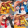 thumbnail image 4 of [nuevo producto promoción] caricatura doraemon llavero lindo creativo regalo red roja femenina personalidad muñeca coche llave colgante, 4 of 4