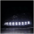 thumbnail image 3 of Spec-D Tuning 2LHP-BW16302-TM Benz W163 ML320 ML350 ML55 AMG Chrome SMD LED DRL Projector Headlights, 3 of 4