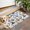 Colorful Pumpkin Halloween, variant on Cute Ghost Halloween Pattern Door Rugs,Washable Non Slip Door Mats Indoor,Decorative Door Mats,Entry Mat Indoor for Entrance,Bedroom,Kitchen,Bathroom,17"x30"