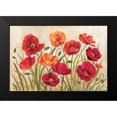thumbnail image 2 of Poloson, Kimberly 24x17 Black Modern Framed Museum Art Print Titled - Poppies, 2 of 5