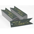 thumbnail image 2 of Inkdotpot Gold Foil Paper Hang Tags Made With Love Text Favor Tags 50 Pieces, 2 of 6