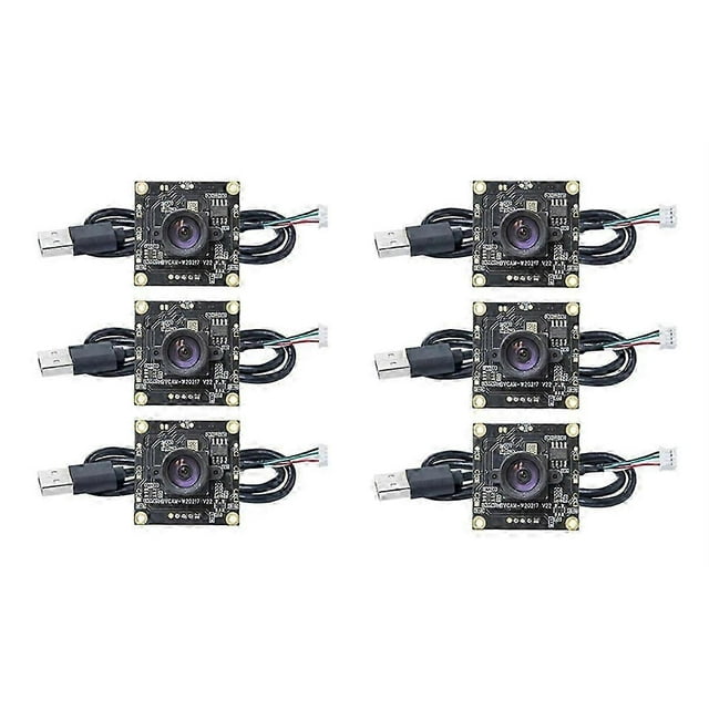 6Pcs OV9732 100 Degrees 1280x720 30fps Camera Module for Autodarts Io with 3 Meters Cable,PCB SIZE:3
