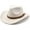 Beige, variant on Unisex Western Suede Cowboy Cowgirl Hat Classic Wide Brim Fedora Hat for Men &Women