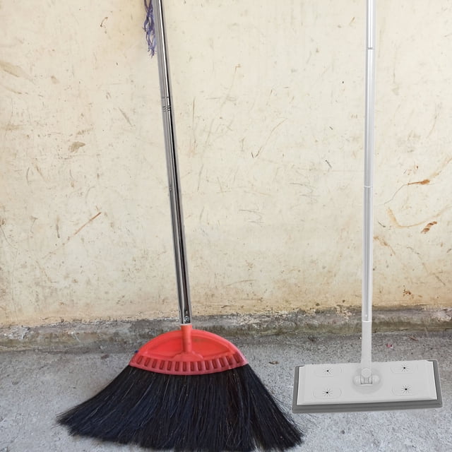 NUOLUX Plana De Microfibra Para Comerciales Con Palo De Aluminio Y Electroestático