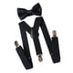 thumbnail image 3 of Conjunto de tirantes y pajarita para hombre, para esmoquin, para boda, cosplay, ropa formal Negro, 3 of 9