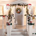 thumbnail image 4 of Ounissouiy Cubierta de luz de porche de Papá Noel de EVA de Navidad, decoraciones de Año Nuevo, lámpara de pared, pantalla de lámpara, decoración de Kits de decoración para fiestas Ounissouiy HA039187-00, 4 of 6