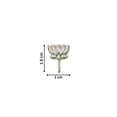 thumbnail image 4 of Silver Lotus Shape 108 Flowers for laxmi Pooja, 4 of 5