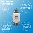thumbnail image 3 of Hayward W3S166T1580S Above Ground Pool Pro Series 1HP Sand Filter Pump System, 3 of 3