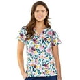 thumbnail image 2 of V-Neck Vicky Print Top, 2 of 25