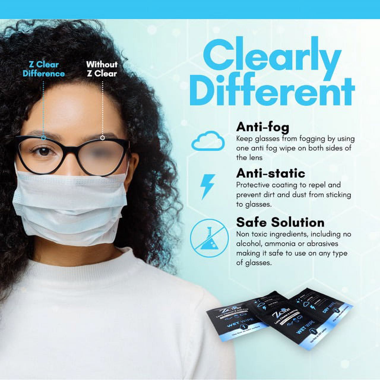 Z Clear Lens Wipes - Thumbnail 2