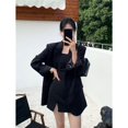thumbnail image 1 of Traje elegante chaqueta suelta + vestido de tiras interiores para ir al trabajo 5 colores, 1 of 5