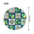 thumbnail image 3 of Disketp Lemon And Leaves Small Mouse Pad 7.9x7.9 Inches,Washable Round Mousepad For Office Laptop Computer,Non-Slip Rubber Base Mouse Pads For Wireless Mouse, 3 of 9