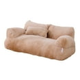 thumbnail image 3 of Sofá cama para gatos, camas para perros, lavable, con parte inferior antideslizante, mini sofá para perros, sofás cama, nido para gatos de interior , CAFÉ Café, 3 of 8